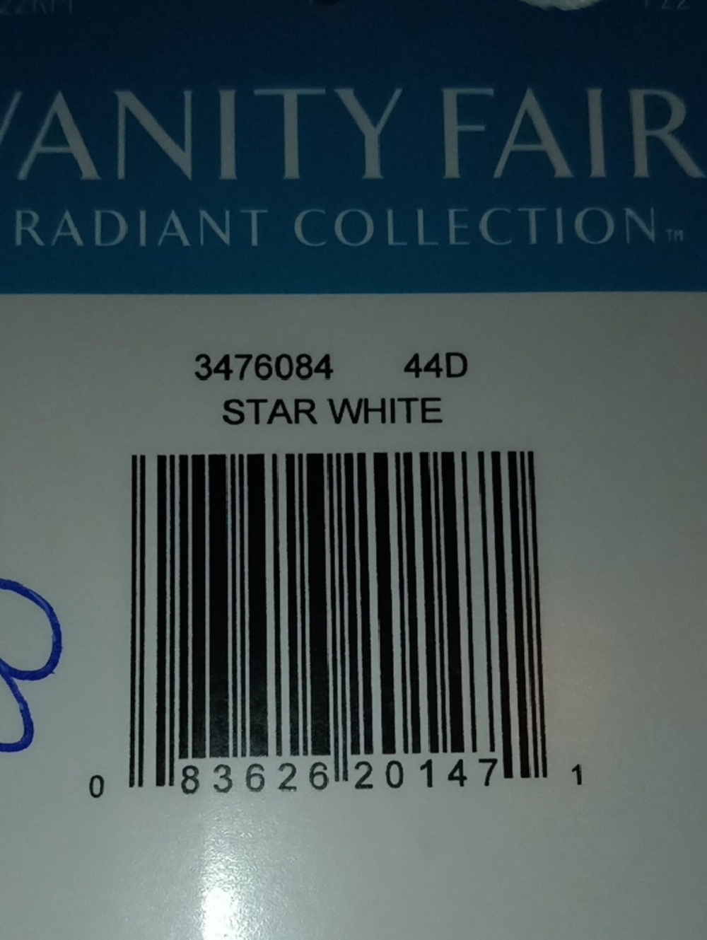 Vanity Fair Everyday Smooth Full-Coverage Underwire Bra - White NWT - Picture 4 of 5
